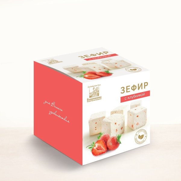 №2 Зефир с клубникой 180г  в Мегионе