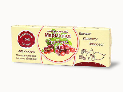  Мармелад натуральный "Брусника" 140г в Мегионе