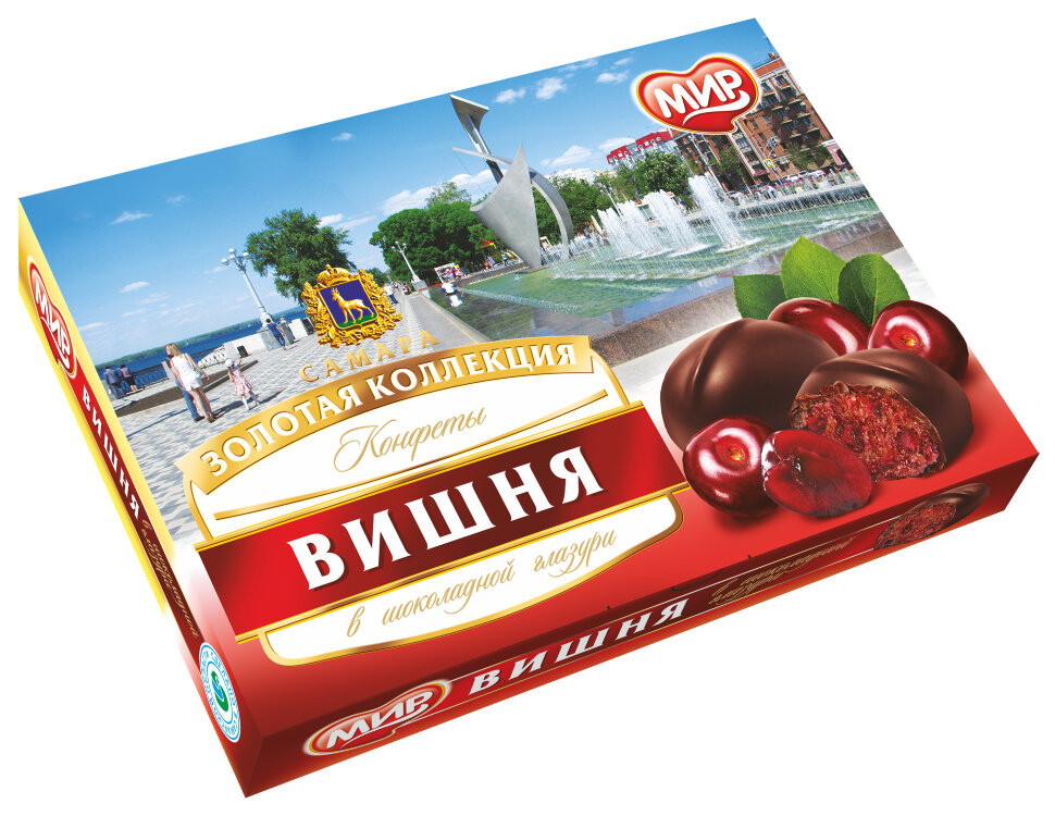  КФ МИР Вишня в шоколадной глазури 160г в Мегионе