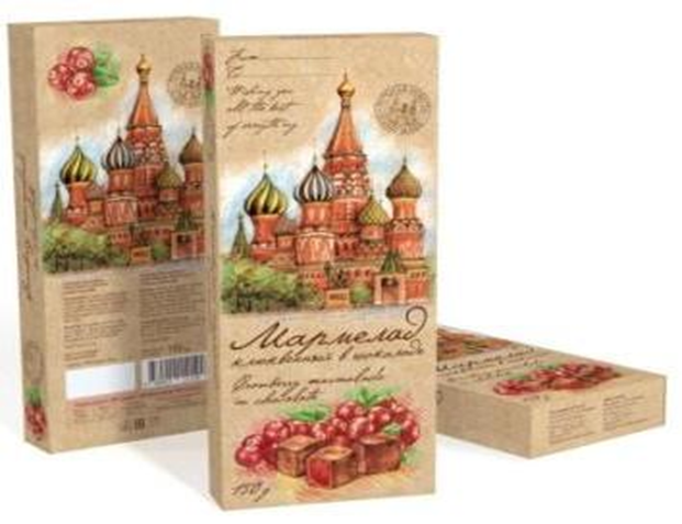  Сладарт Мармелад Клюквенный в тёмном шоколаде, 150г  в Мегионе